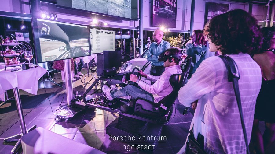 After Work Party im Porsche Zentrum Ingolstadt.